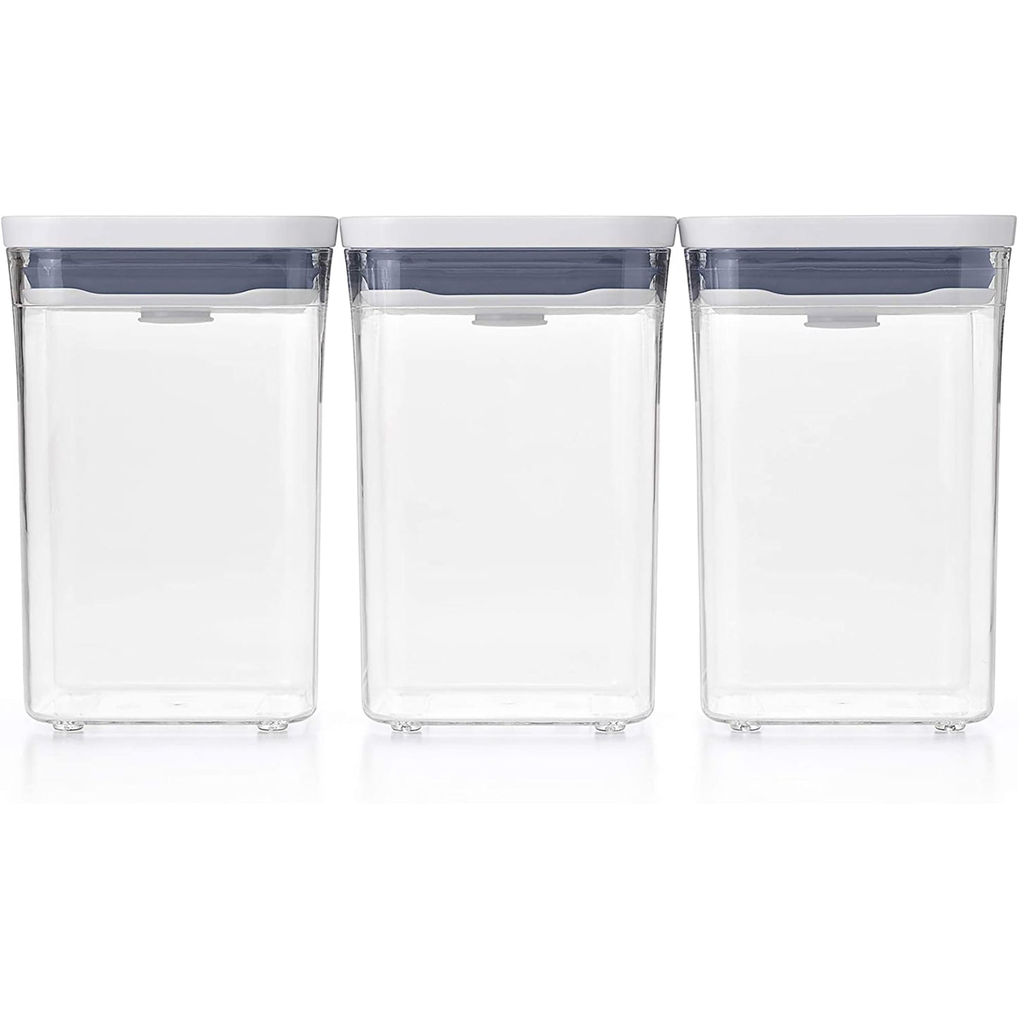 3 Piece 1 Litre Value Plastic Container Set Made from BPA Free Plastic