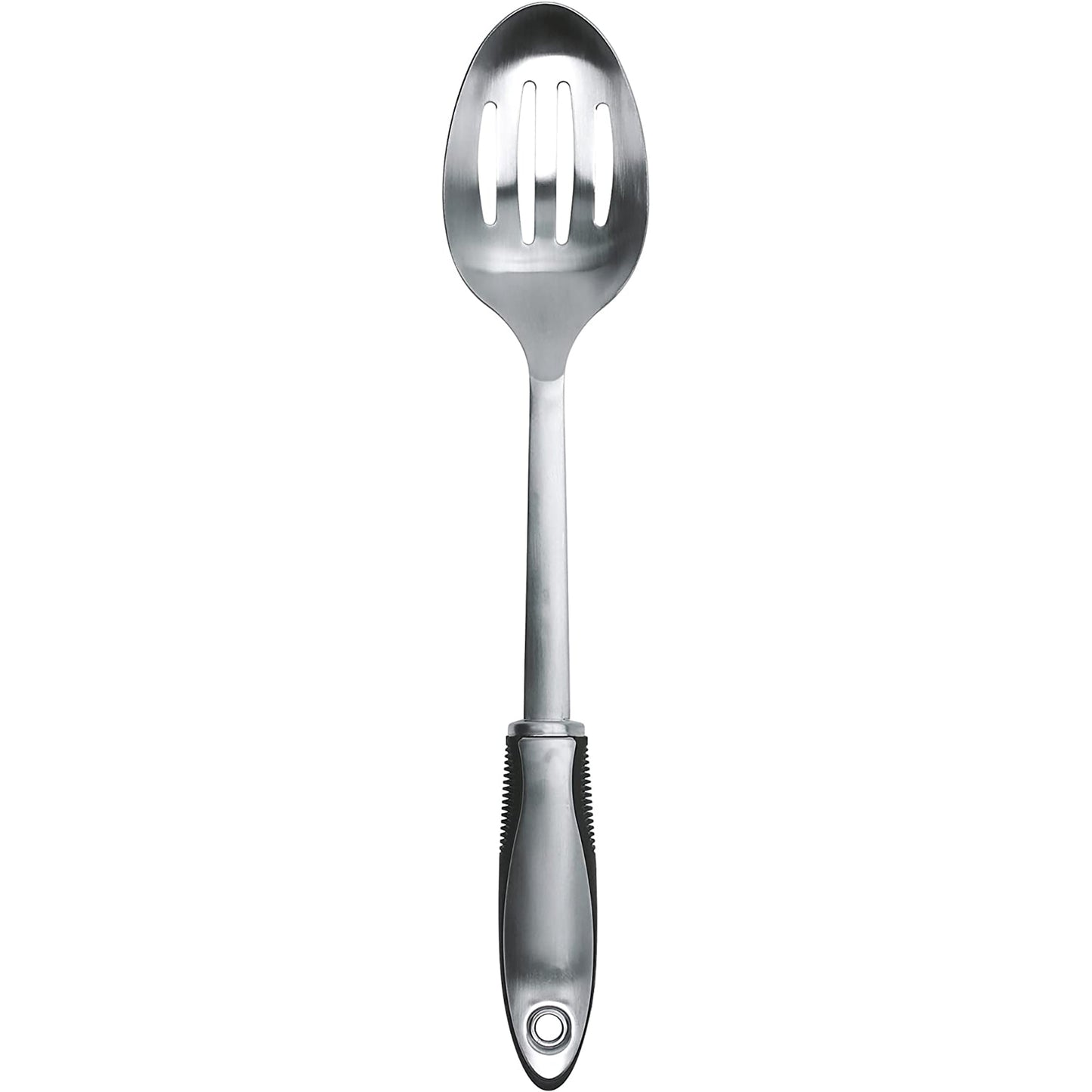 Stainless Steel Slotted Spoon Kitchen Utensil - Silver