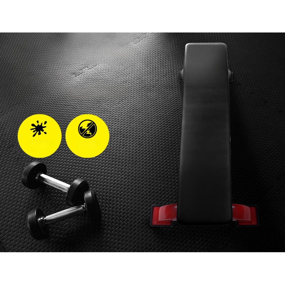Fitness Flat Bench Weight Press Gym Home Strength Training Exercise - Max Weight 300kg