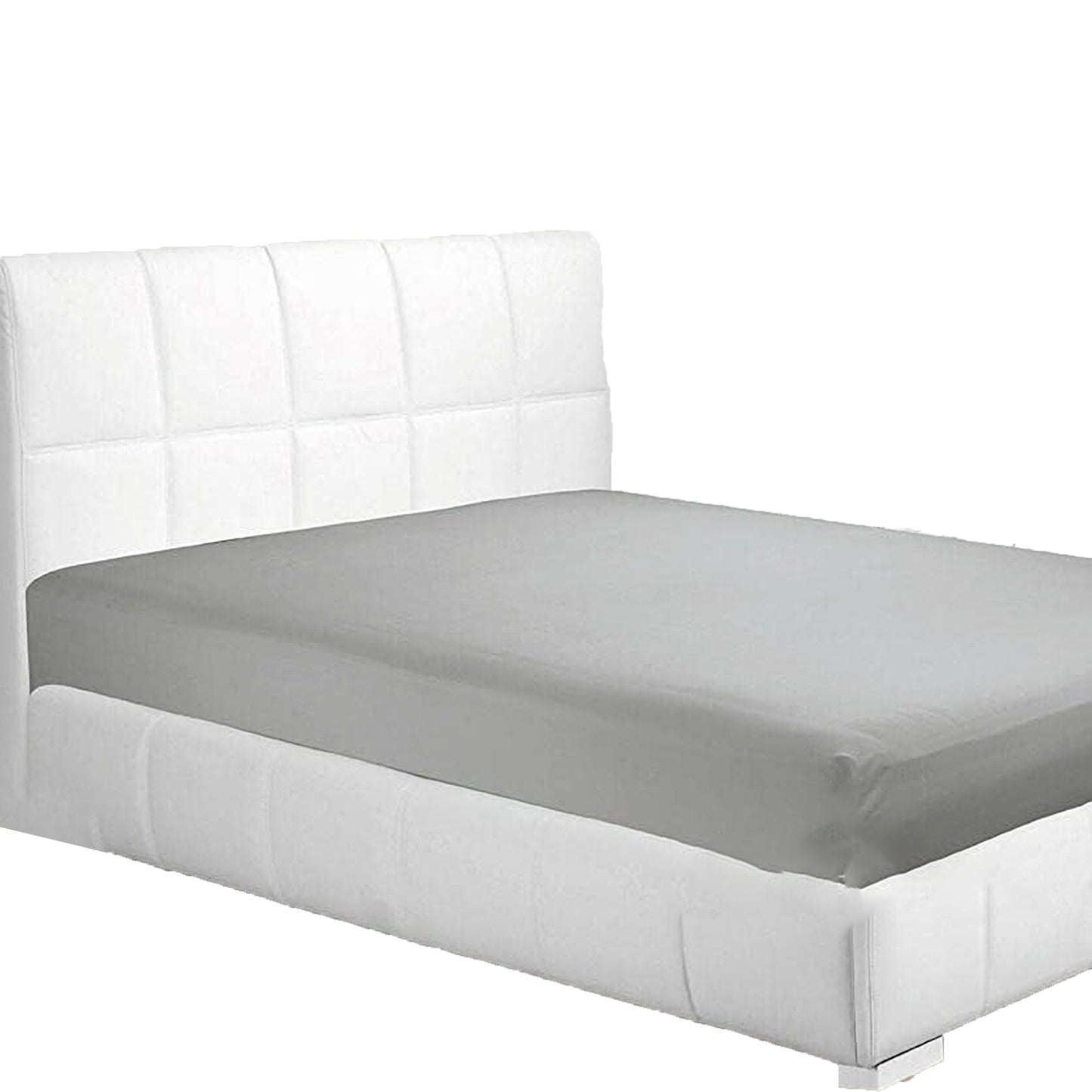 2000 TC Full Elastic Soft and Luxury Deep Pocket Fitted Bed Sheet - Silver Blue