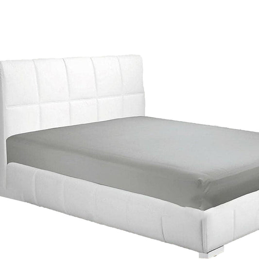 2000 TC Full Elastic Soft and Luxury Deep Pocket Fitted Bed Sheet - Silver Blue