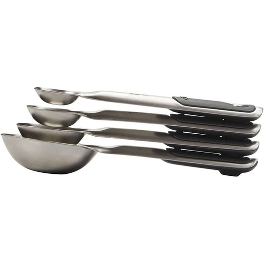 Stainless Steel Measuring Spoon Set 4 Piece - Carbon
