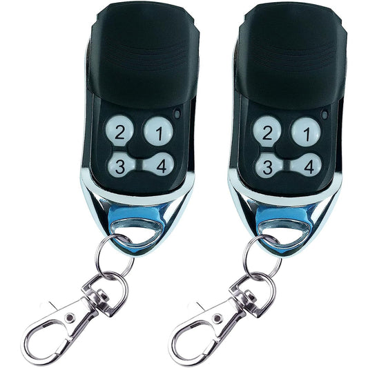 Garage Gate Door Remote Control for ATA PTX4 Replacement - Black