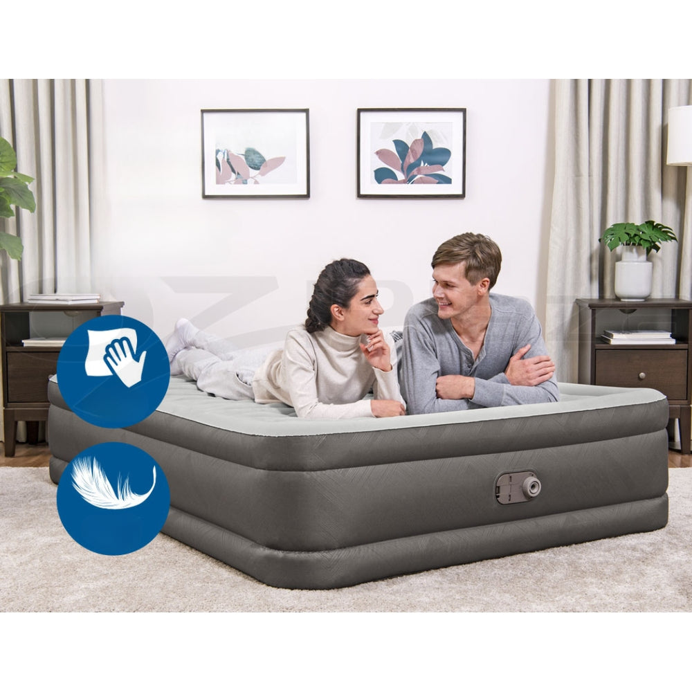Air Bed Queen Size Mattress Camping Beds Inflatable Built-in Pump