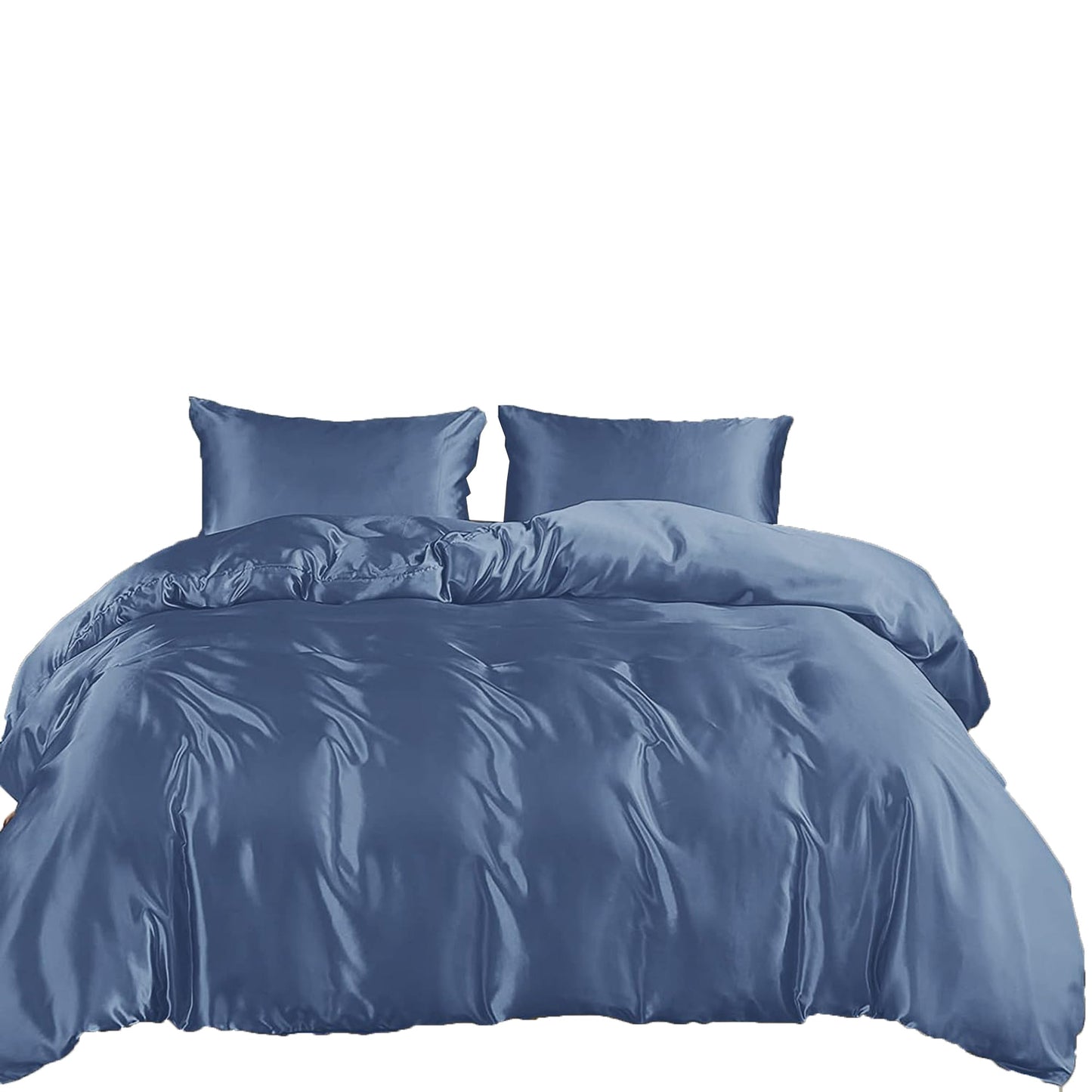 Soft Silky Smooth 100% Bamboo Cooling Breathable Quilt Cover Set - Bahamas Blue