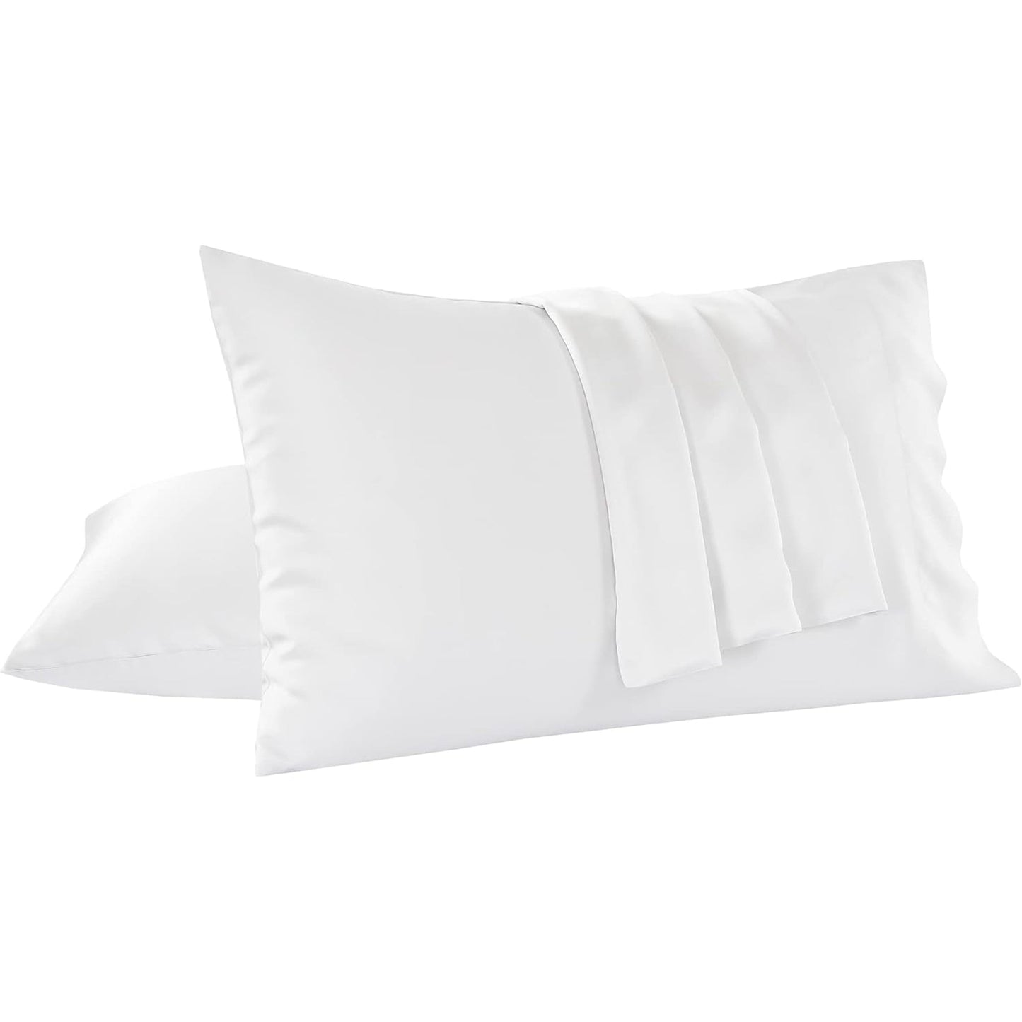 2 Pack Cooling Breathable Pillowcase with Envelope Closure - White