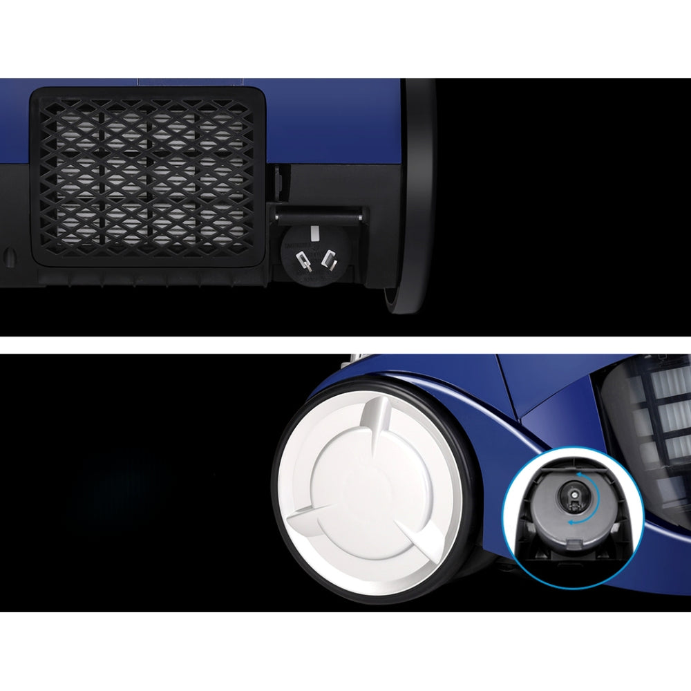 Vacuum Cleaner Bagless Cyclone Cyclonic Vac Home Office Car 2200W Blue