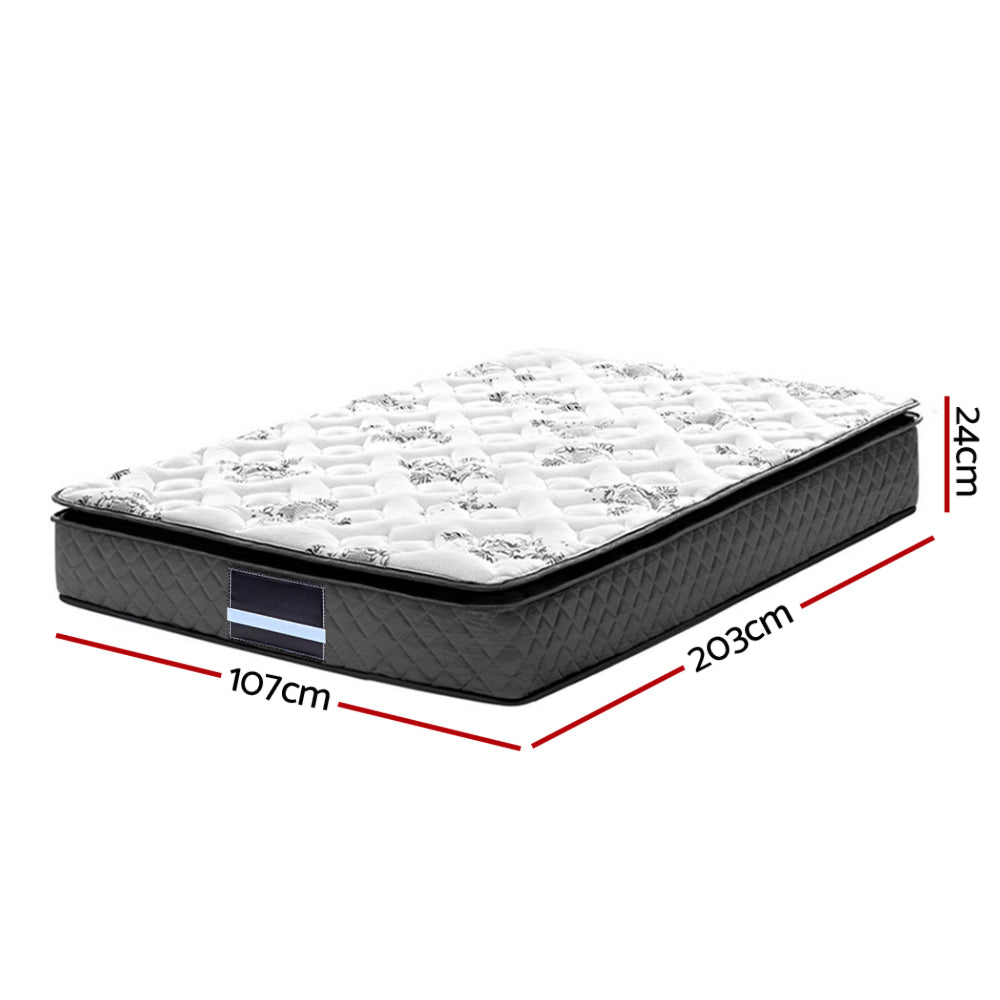 Bedding Bonnell Spring Mattress Topper - Single/King Single/Double/Queen/King
