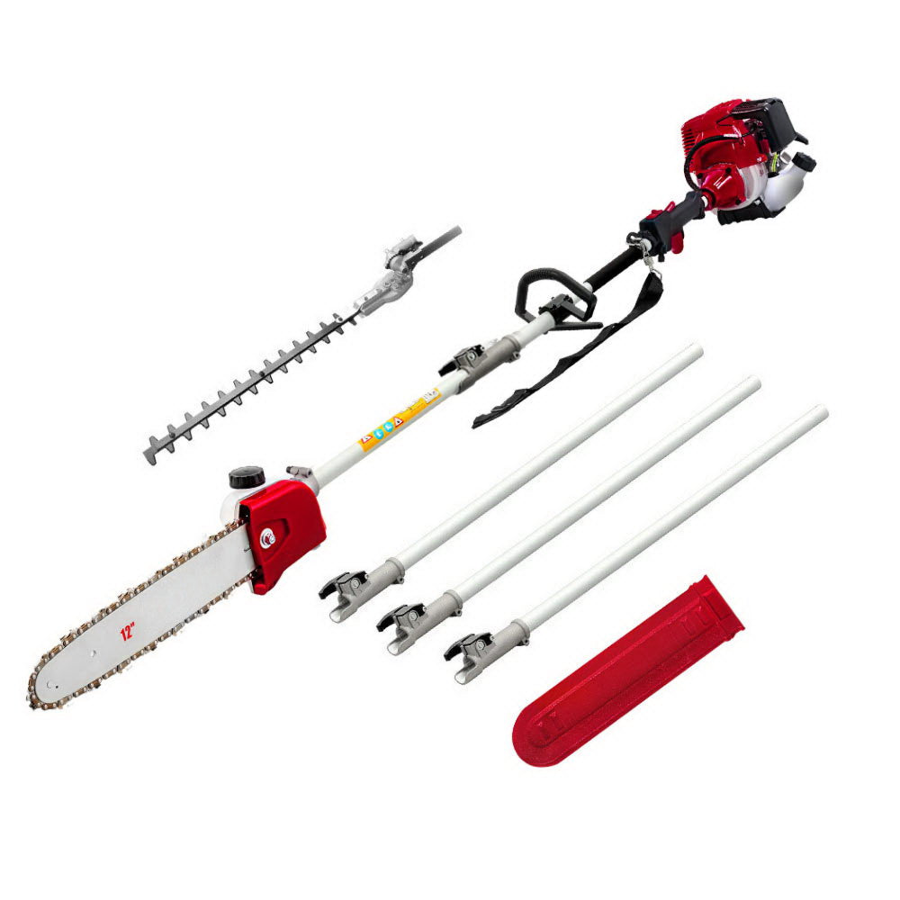 Petrol Pole Chainsaw Hedge Trimmer Pruner Long - 4 Stroke