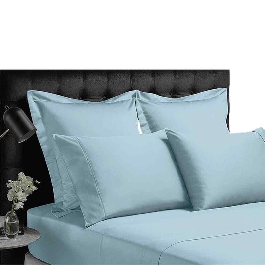 1500TC Cotton Blend Breathable Luxurious Ultra Soft Bed Sheet Set - Indigo