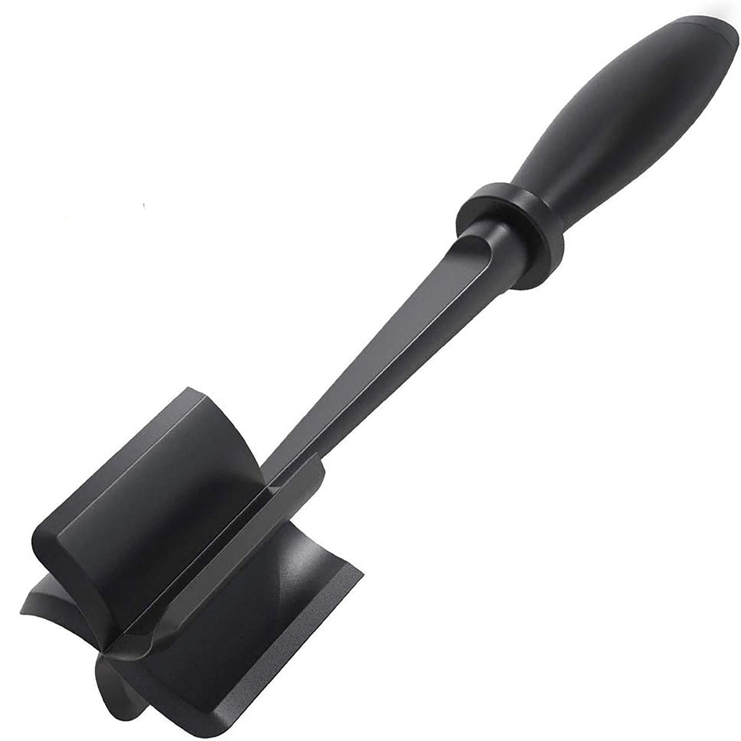 Multifunctional Heat Resistant Non Stick Nylon Meat Masher 11 Inch - Black