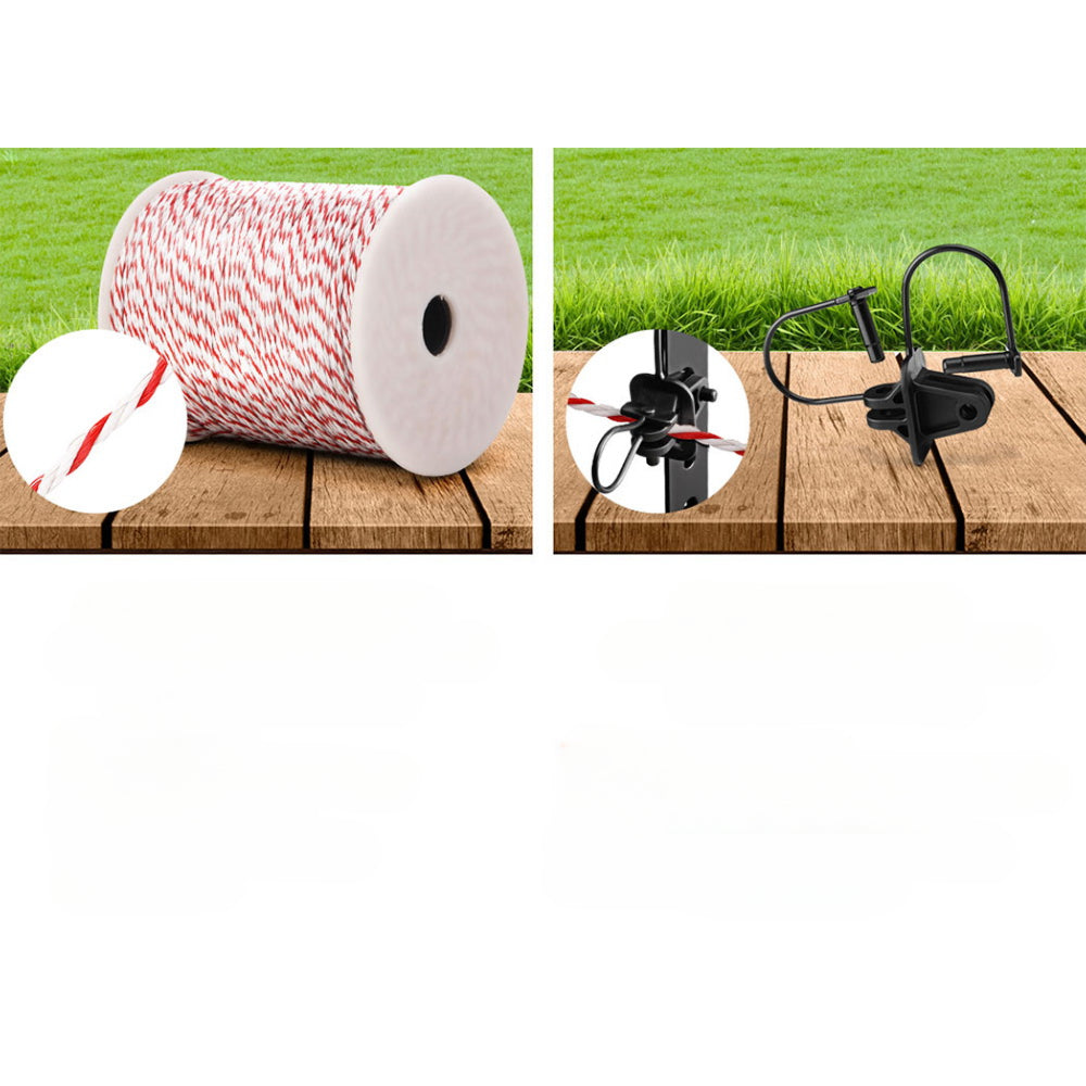 Fence Wire Fencing Polytape Roll Energiser - 500m