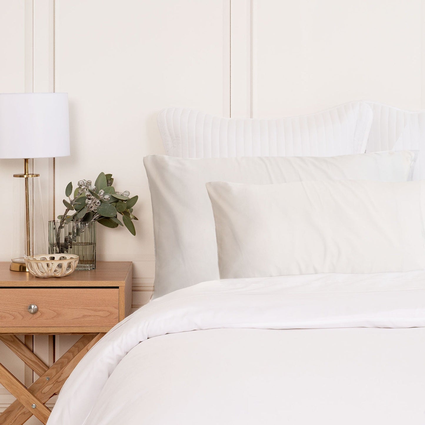 Hypoallergenic Mulberry Silk Pillowcase Twin Pack Soft and Comfortable