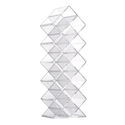 Clear Lipstick Organizer Display Stand Storage for Lipgloss and Makeup Holder