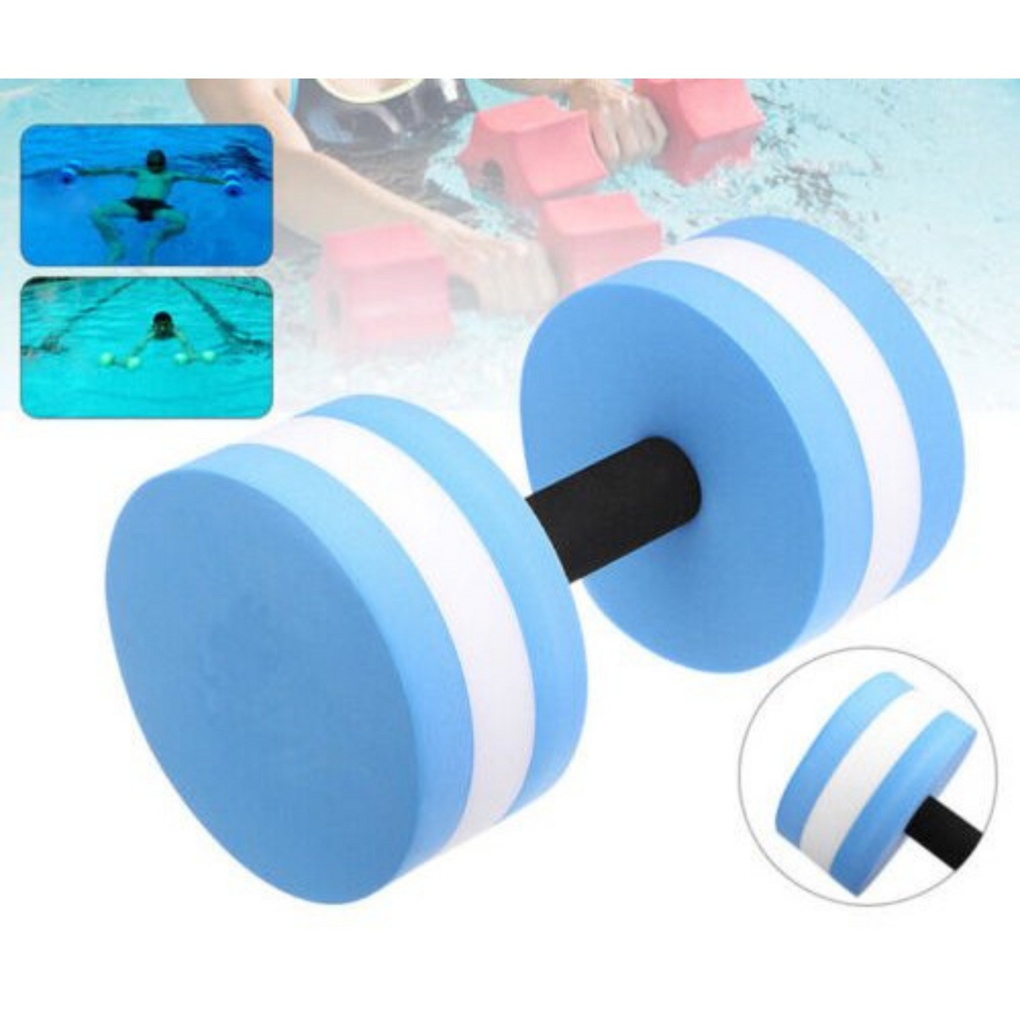 Aquatic Barbell Fitness Dumbbells Water Weight Workout Aerobics Fashion