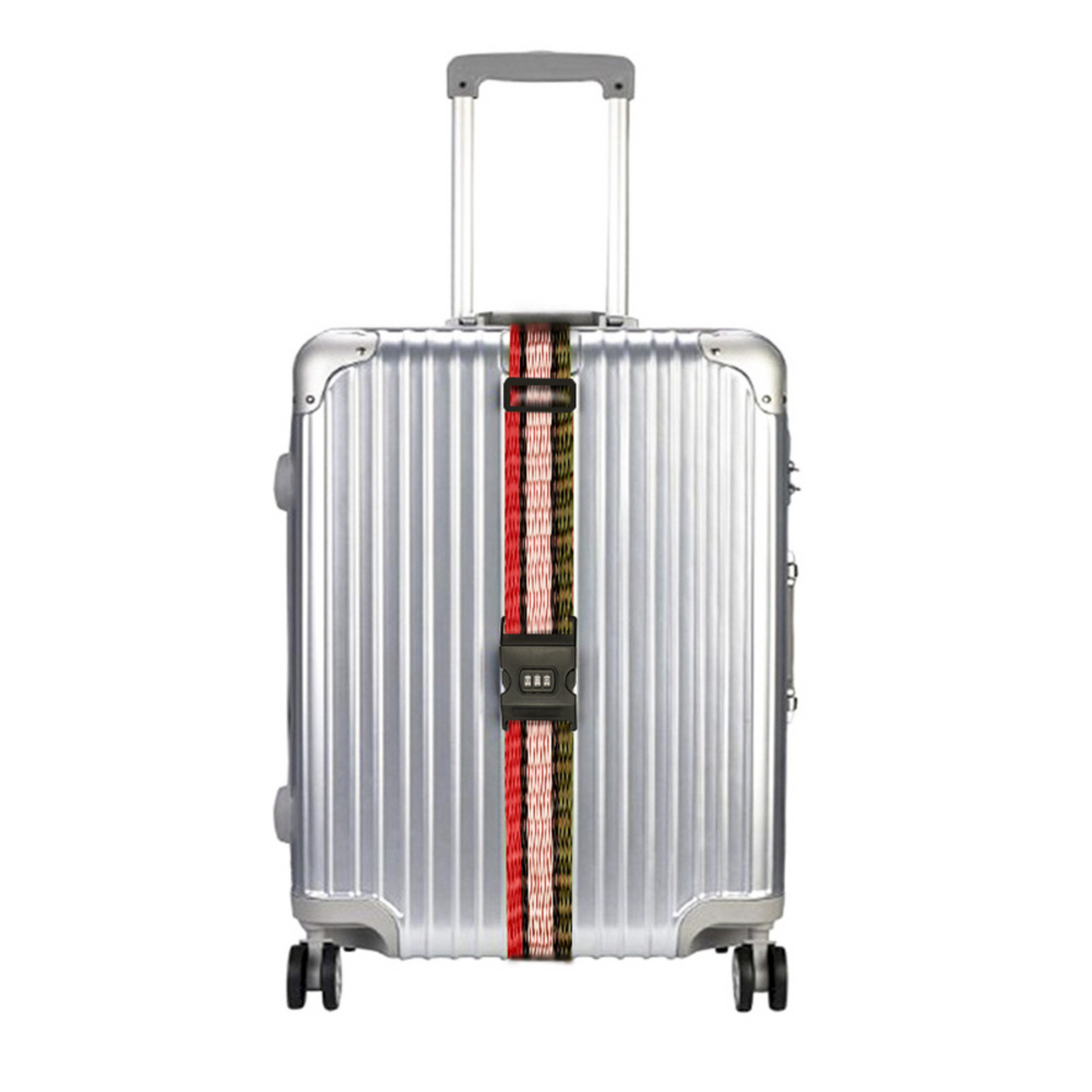 Travel Secure Lock Safe Nylon Luggage Strap Suitcase with Password Code
