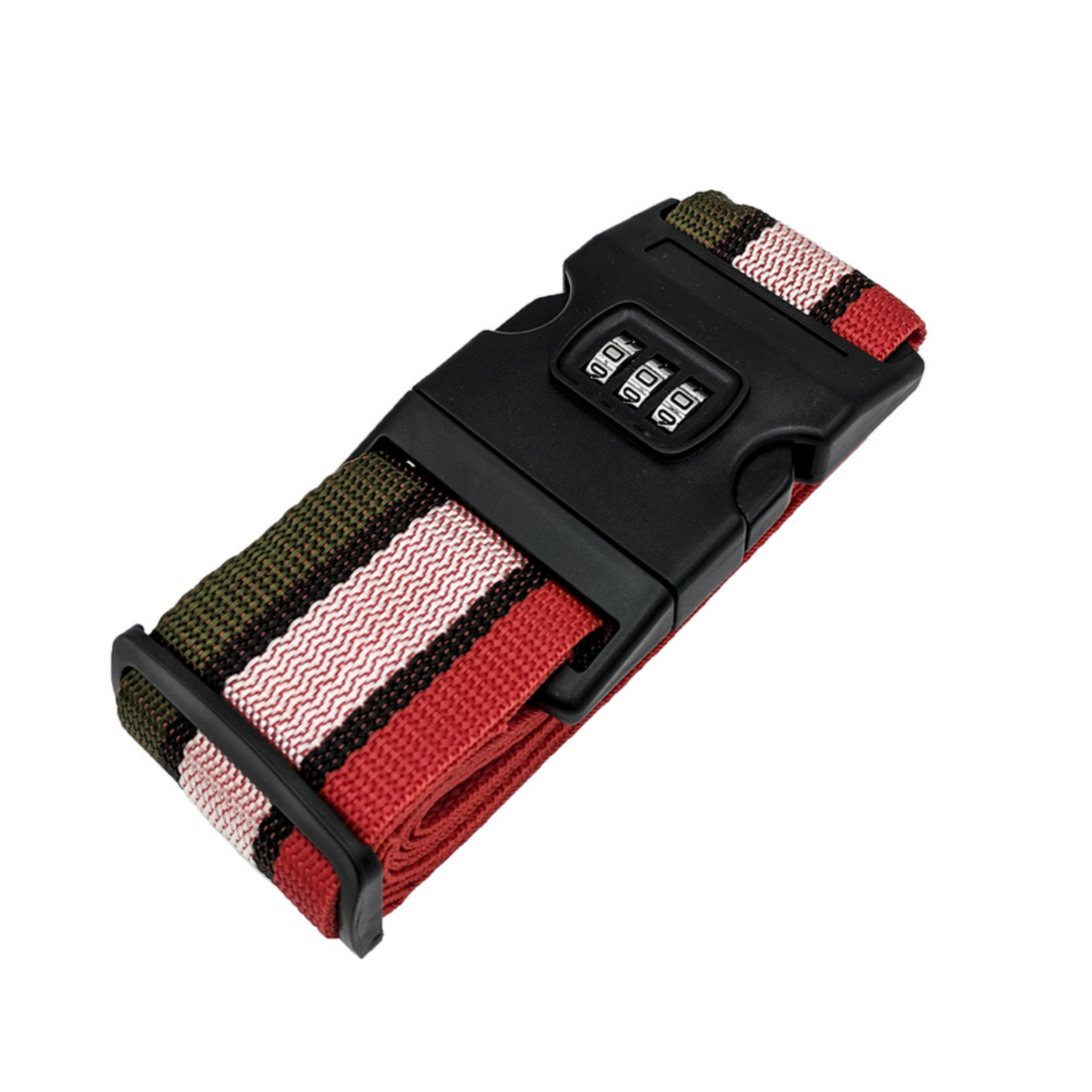 Travel Secure Lock Safe Nylon Luggage Strap Suitcase with Password Code