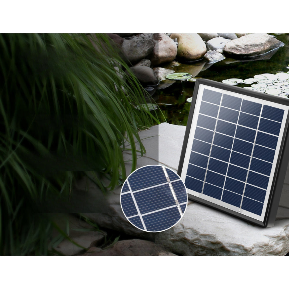 Solar Powered Pond Pump Submersible Fountains Ouotdoor Pool Garden Pumps 4 FT
