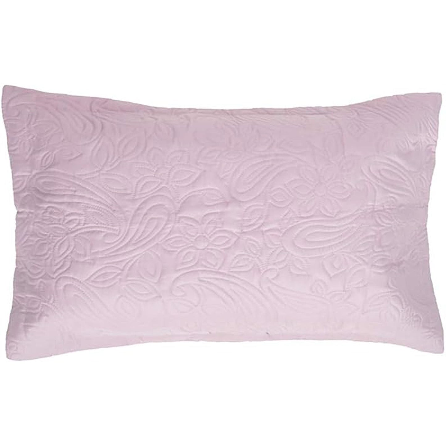 Intricate Paisley Embossed Coverlet Set - Dusk