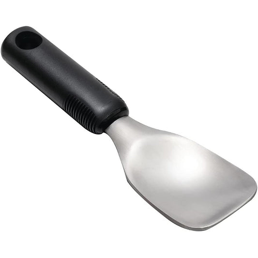 Stainless Steel Ice Cream Spade Scoop - Black and Silver
