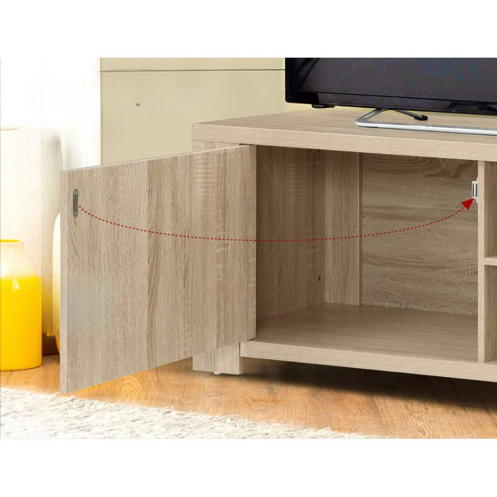 TV Cabinet Entertainment Unit TV Stand Display Shelf Storage Cabinet Wooden