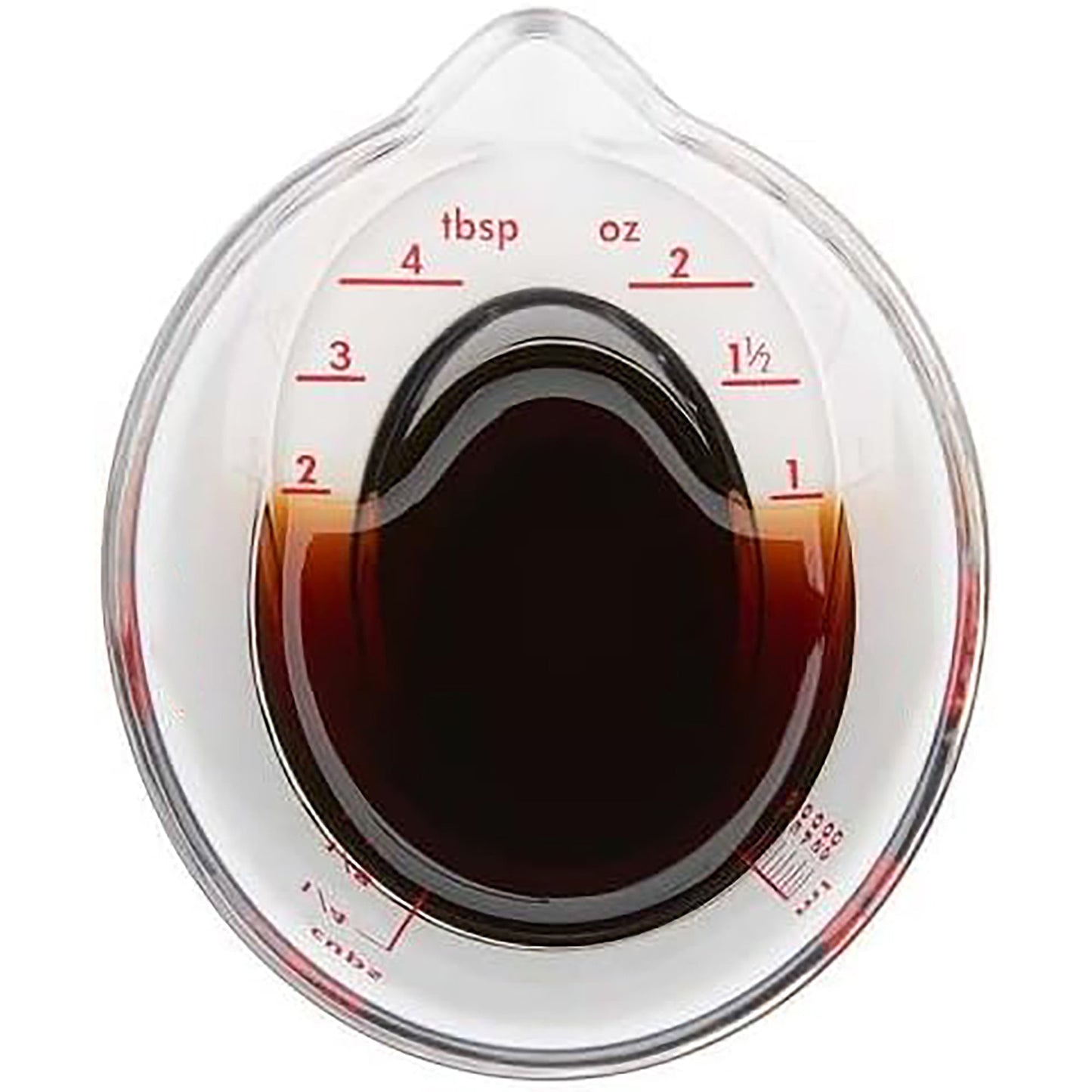 BPA Free Mini Angled Clear Measuring Cup - 60 ML