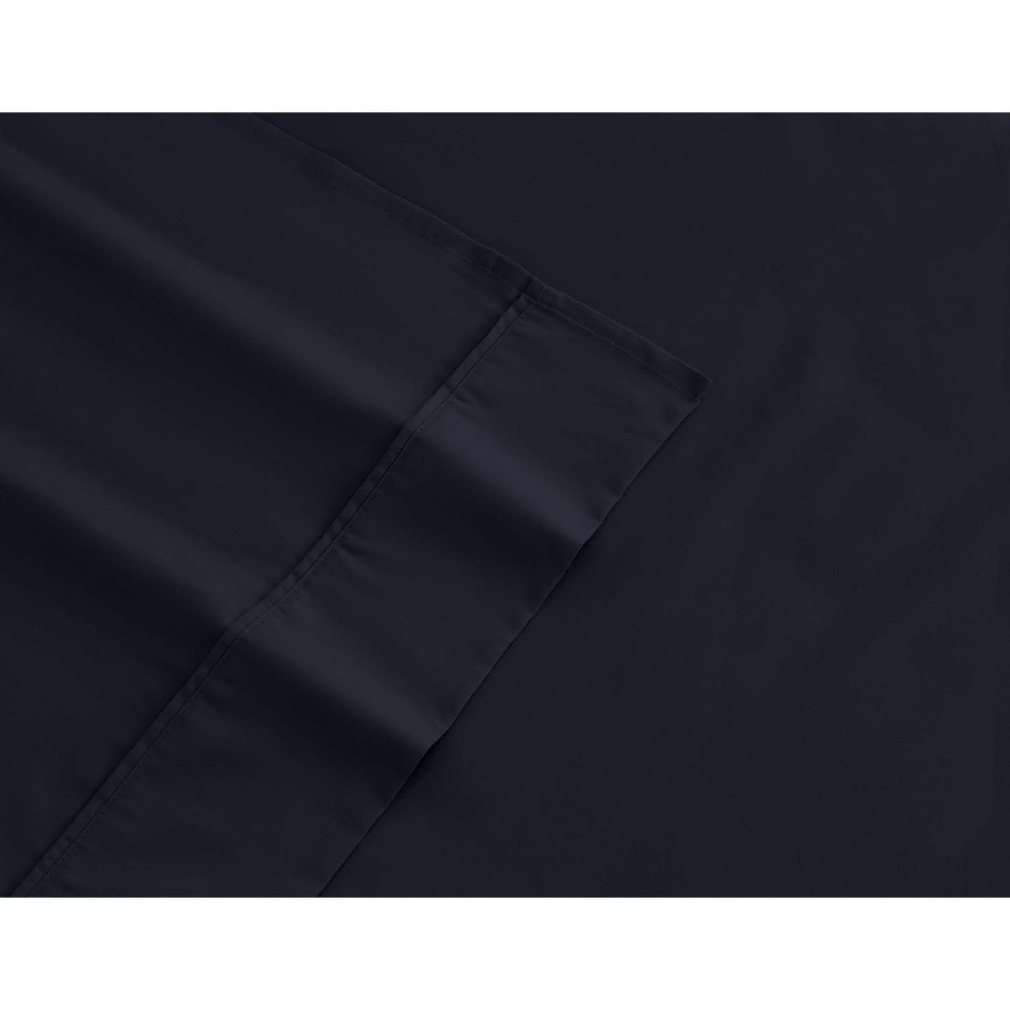 1000 Thread Count Cotton Rich Bedding Sheet Set with Pillowcases - Navy