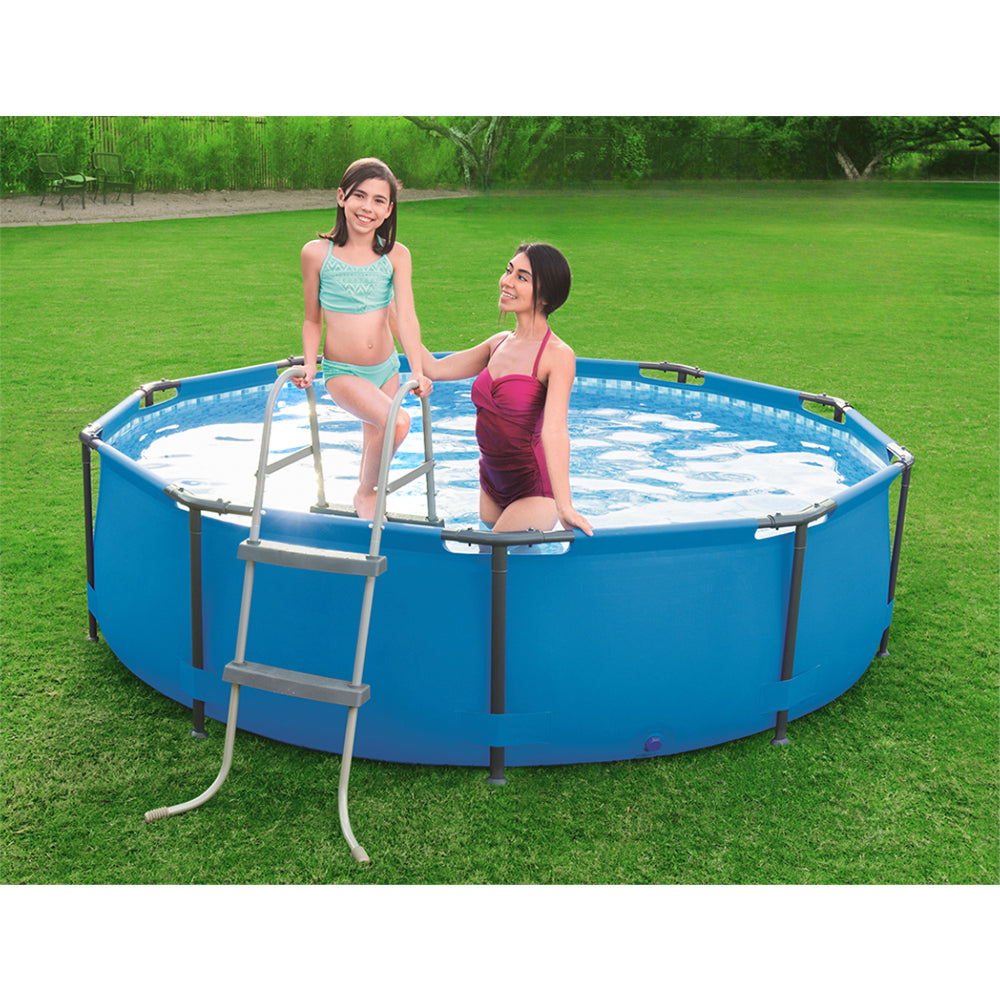 Ladder Above Ground Swimming Pools 84cm 32 inch Deep Removable Steps