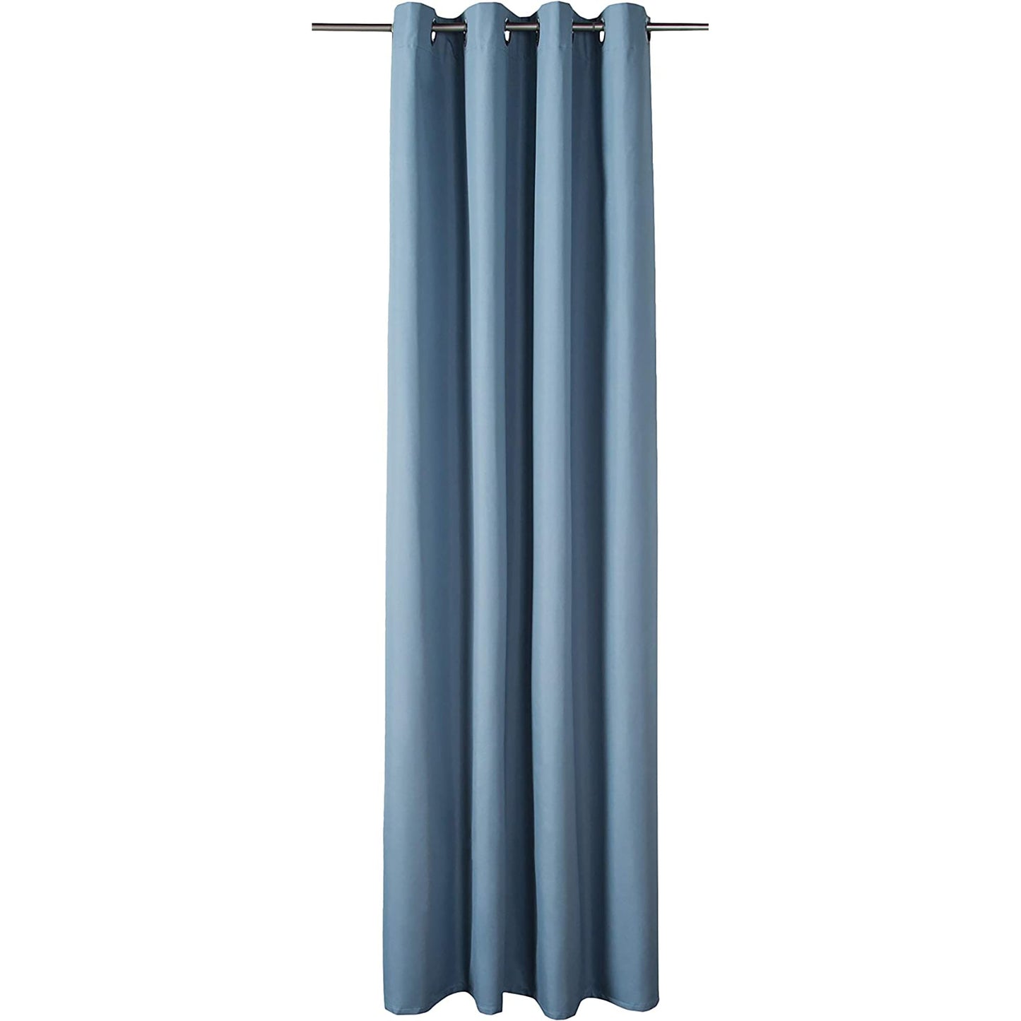 Room Darkening Blackout Window Curtains with Grommets 2 Panels - Light Blue