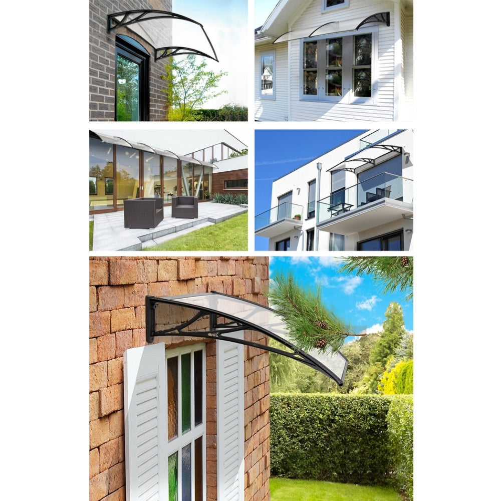 Window DIY Door Awning Patio Canopy UV Shield - 1x4m