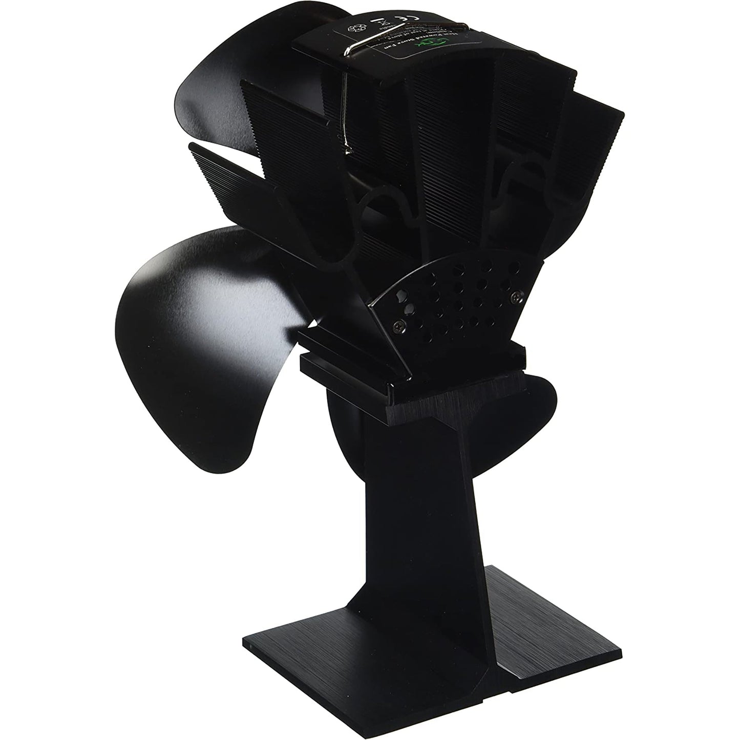 Low Maintenance Heat Powered Fan for Wood Burning Stoves or Fireplaces