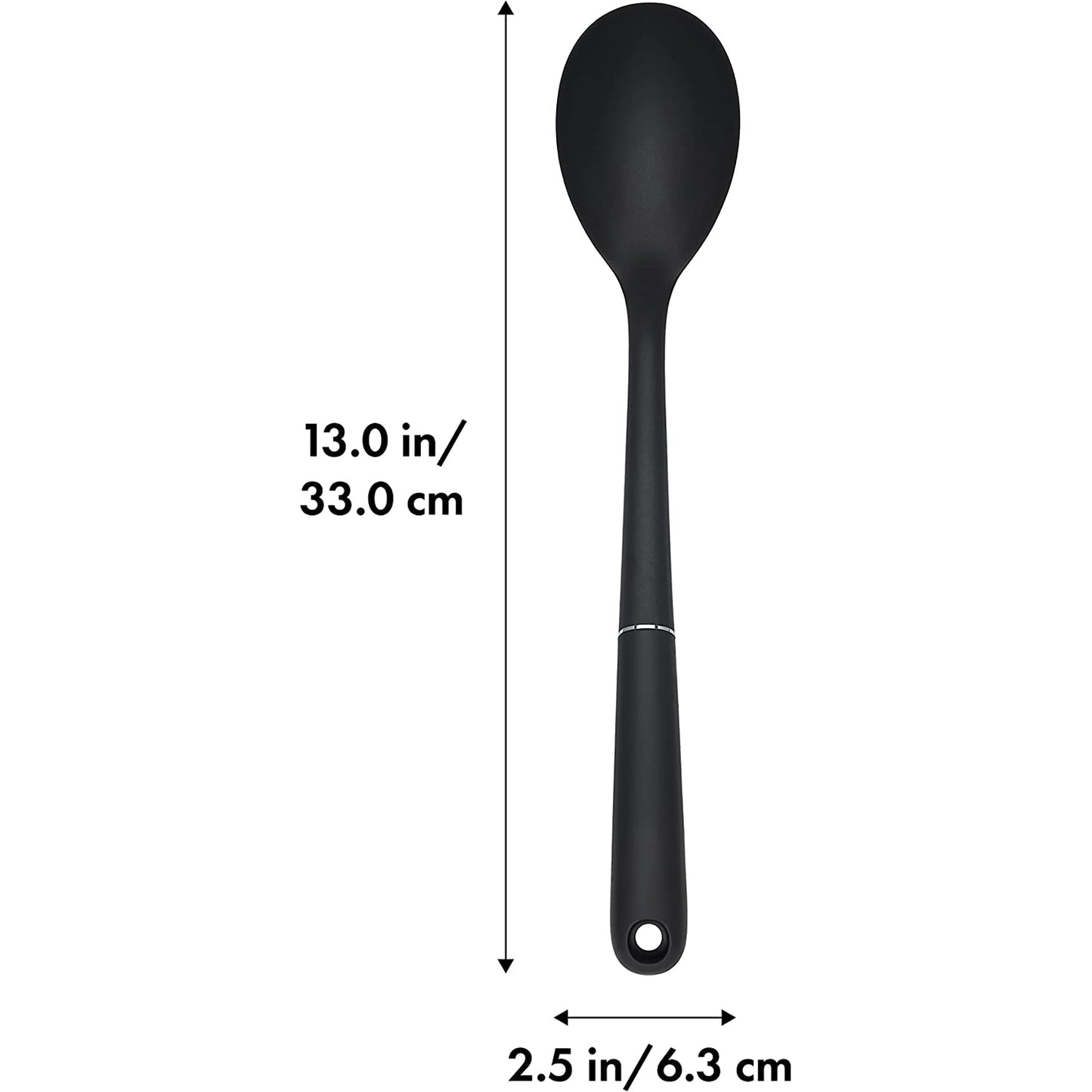 Nylon Cooking Spoon Kitchen Utensil - Black