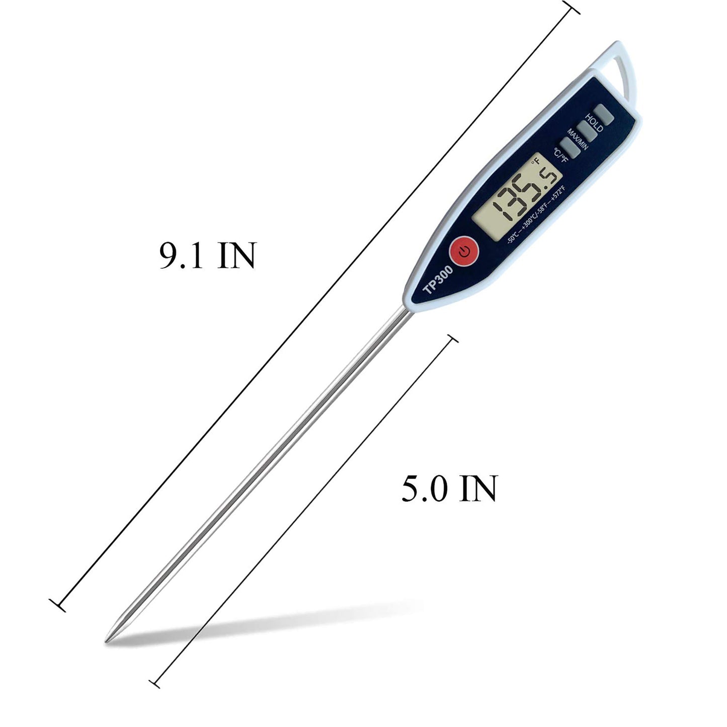 Fast Reading Digital Food Thermometer for Baking Meat Grilling Roasting
