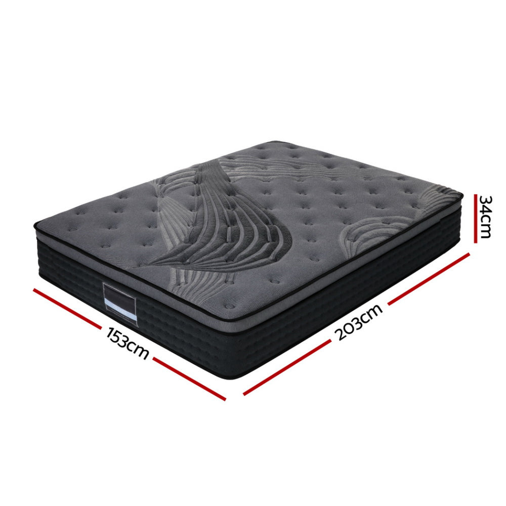 Bedding Euro Top Pocket Spring Mattress Thick - Single/Double/Queen/King/King Single