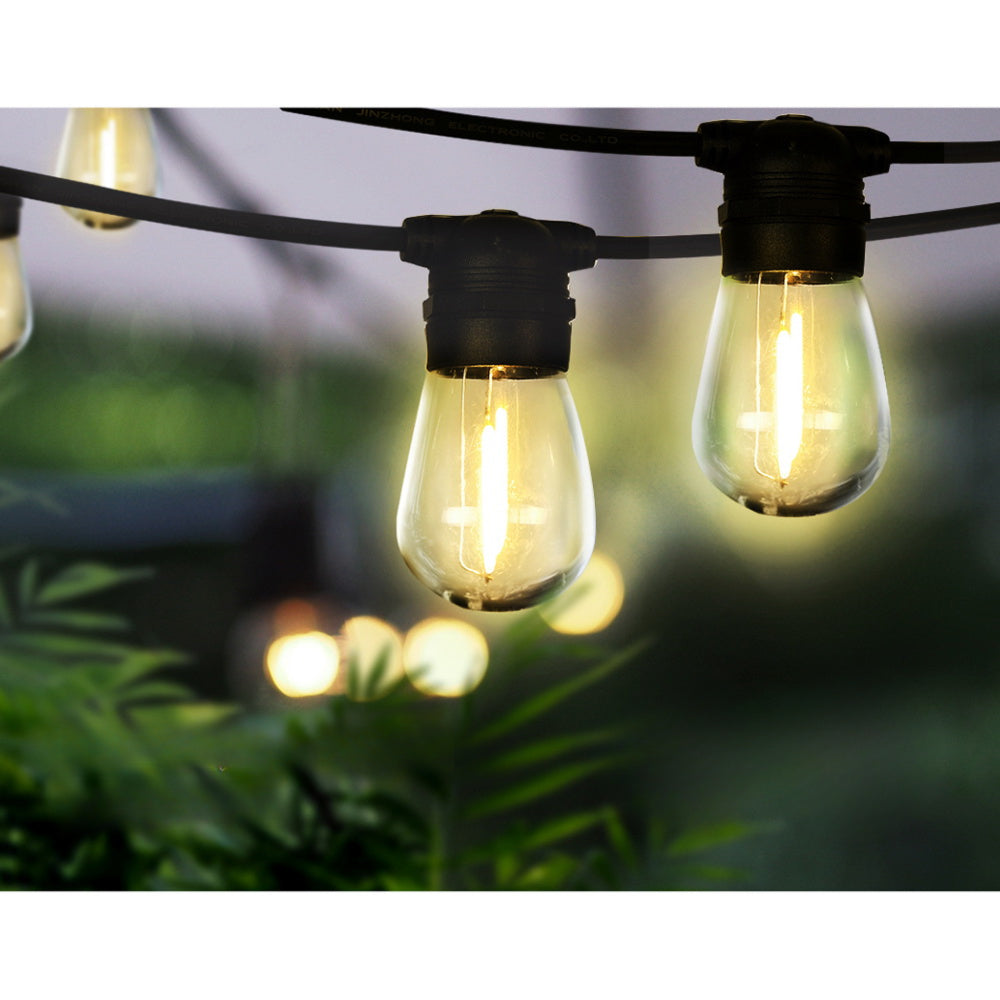 Solar LED String Lights Outdoor Party Garden Decor - 17m