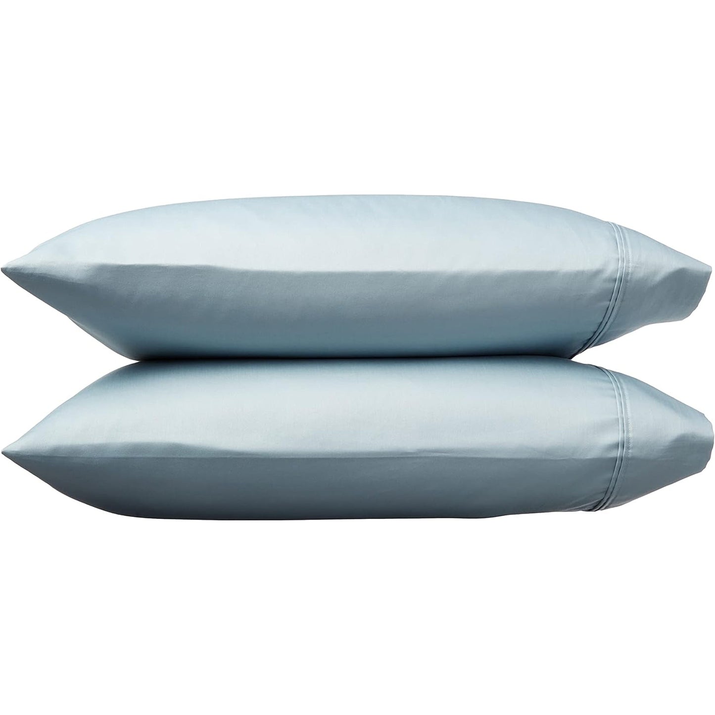 400 Thread Count Cotton Pillow Cases - Smoke Blue