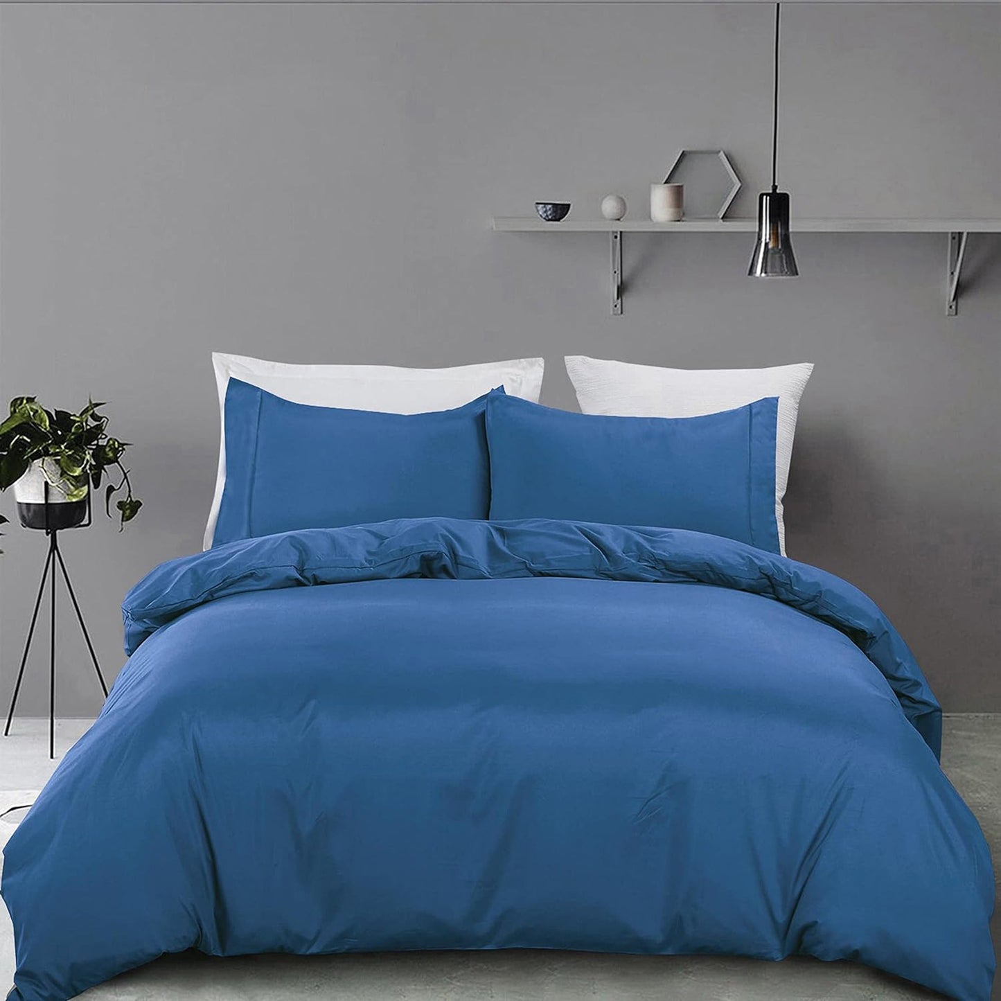 2000 TC Premium Microfibre Doona Cover Ultra Soft Quilt Cover Set - Ocean