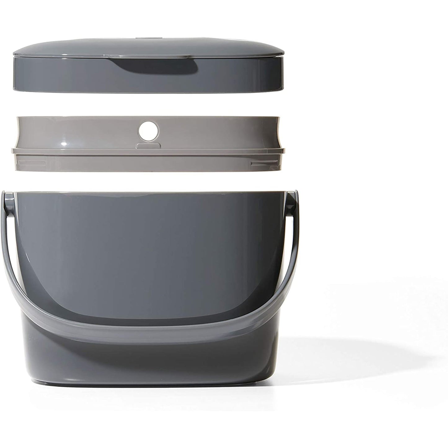 Easy Clean Compost Bin 6.62 Litre - Charcoal