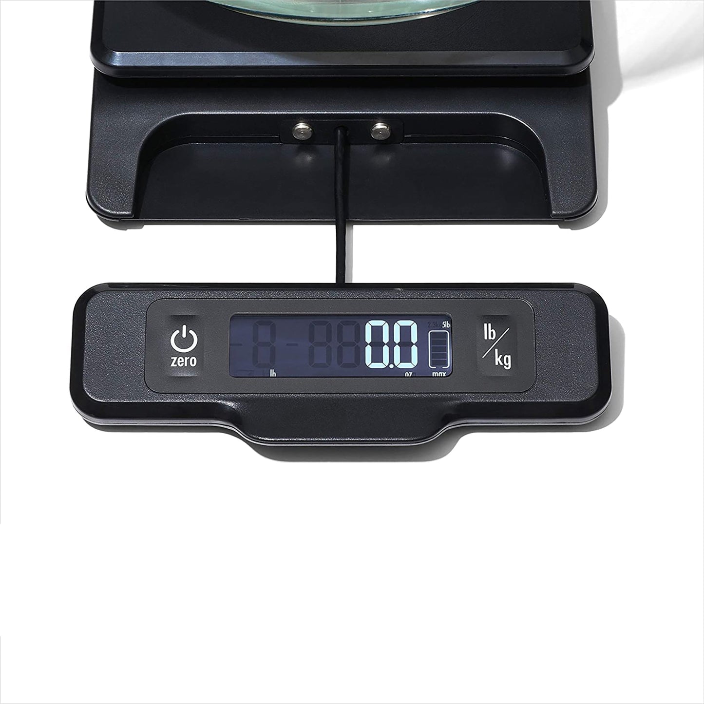 Easy to Read Food Scale with Pull Out Display - Black