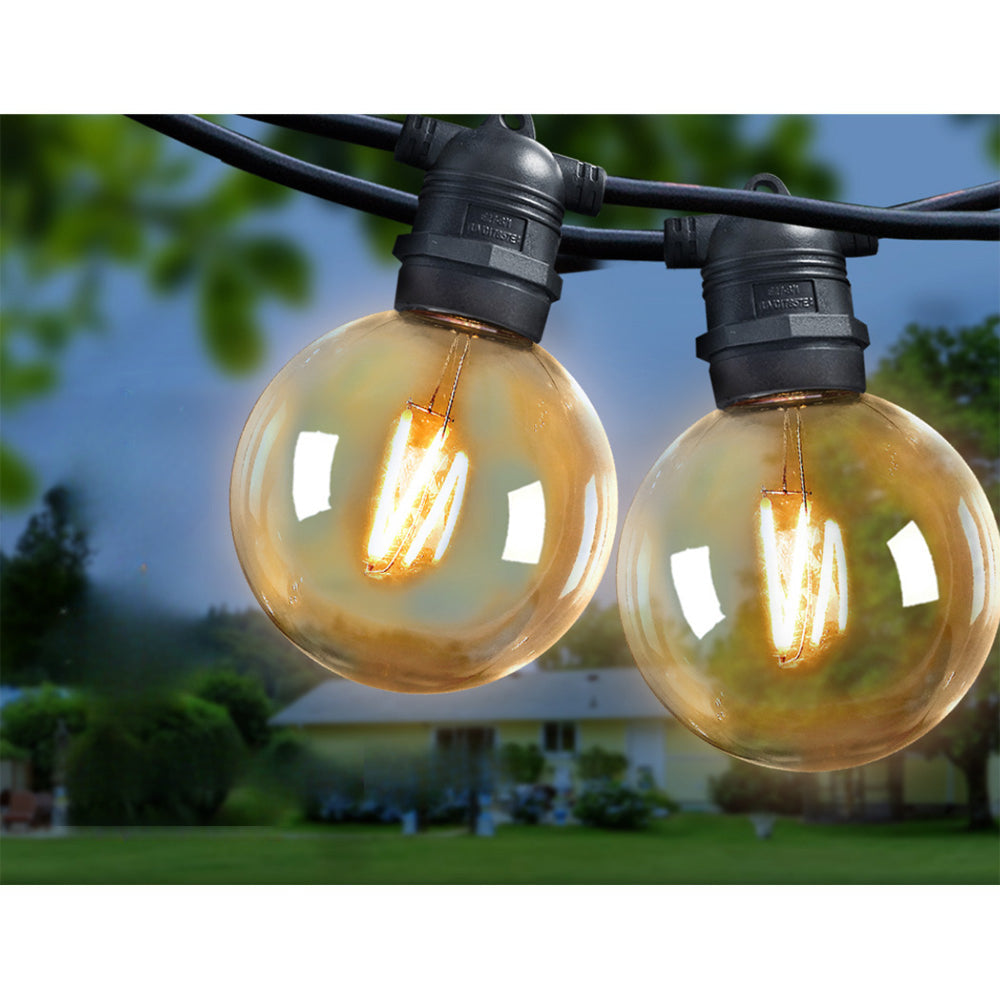 Outdoor LED Festoon Lighting Kits Wedding Party - 59m