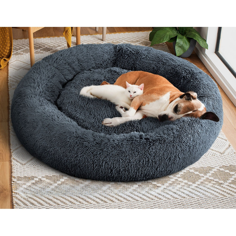 Indoor Dog Bed Pet Bed Cat Large 90cm - Dark Grey
