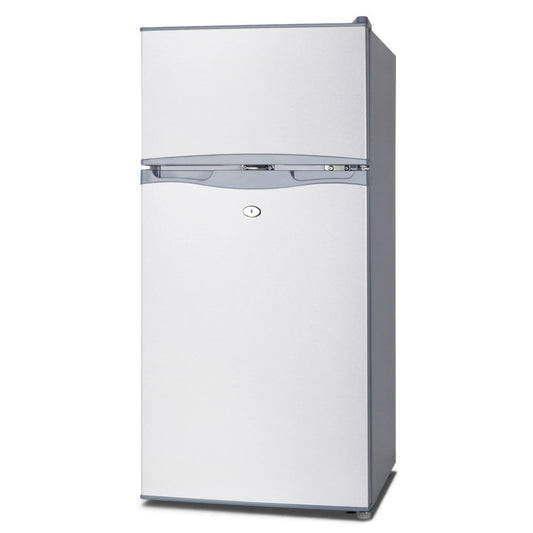100L Portable Fridge Bar Freezer Cooler Upright 12V/24V/240V Caravan Car Silver