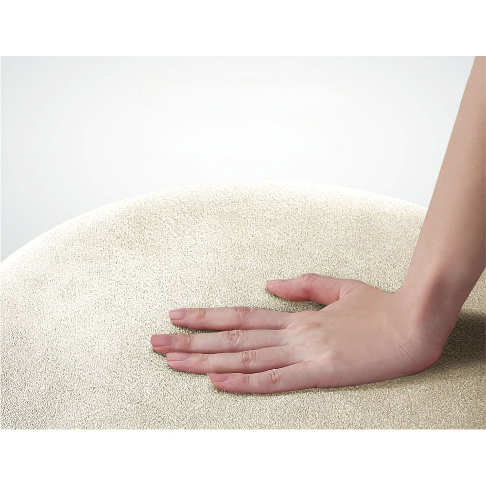 Round Velvet Foot Stool Ottoman Foot Rest Pouffe Padded Seat Footstool