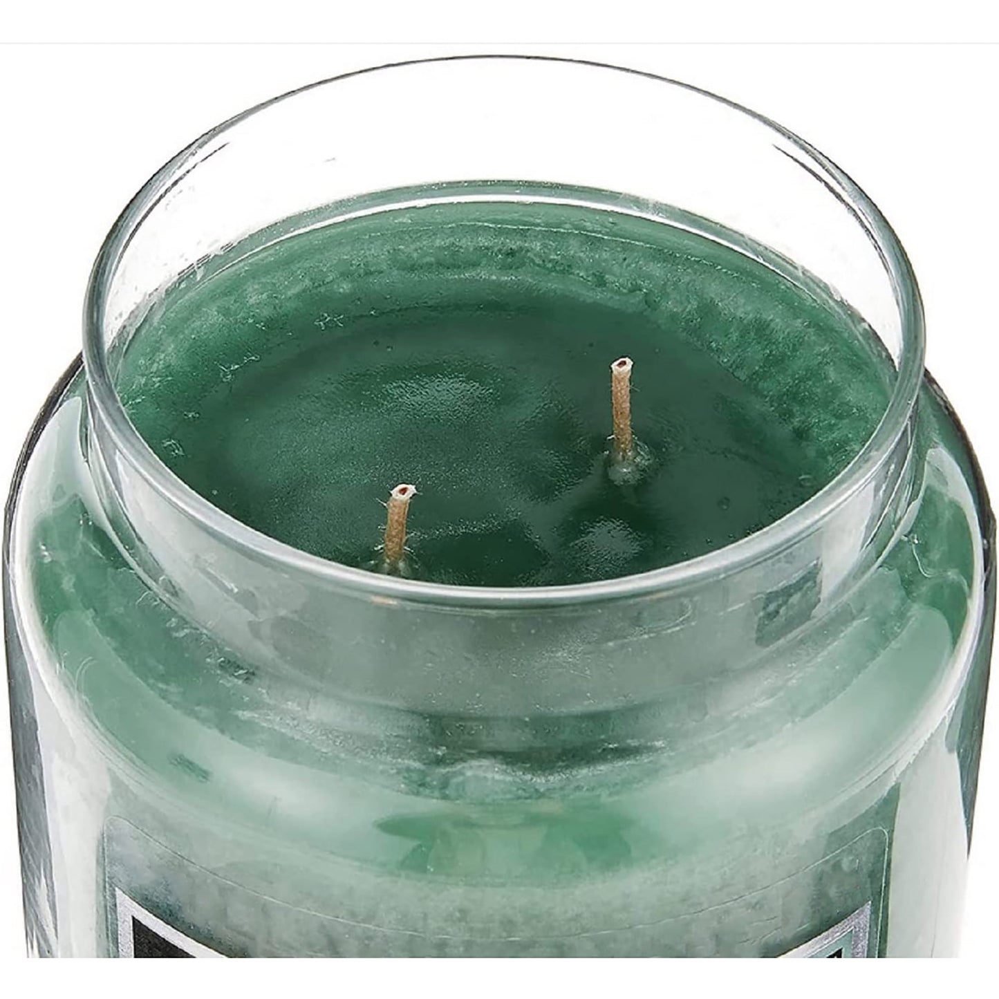 Eucalyptus Mint Glass Jar Apothecary Scented Candle 21.25 oz - Green