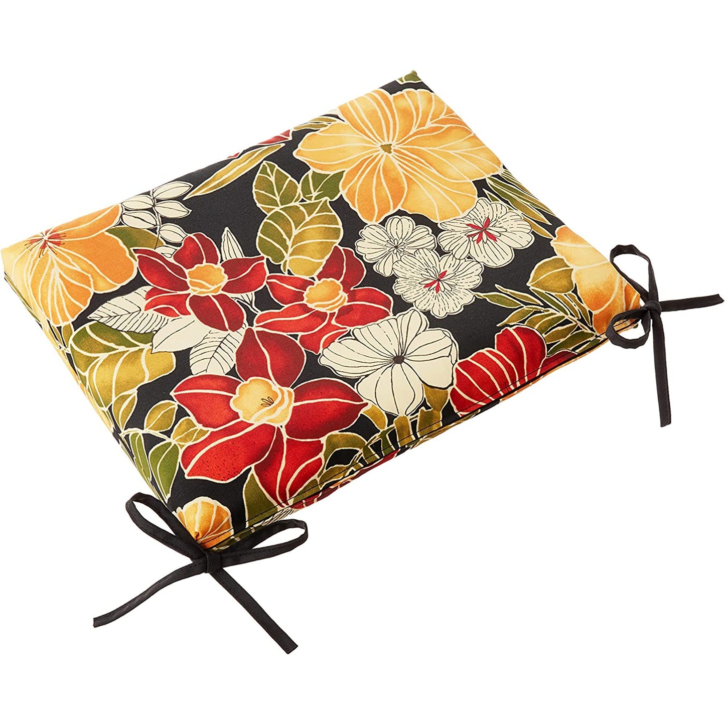 Outdoor and Indoor Clemens Noir Square Corner Seat Cushions - Black