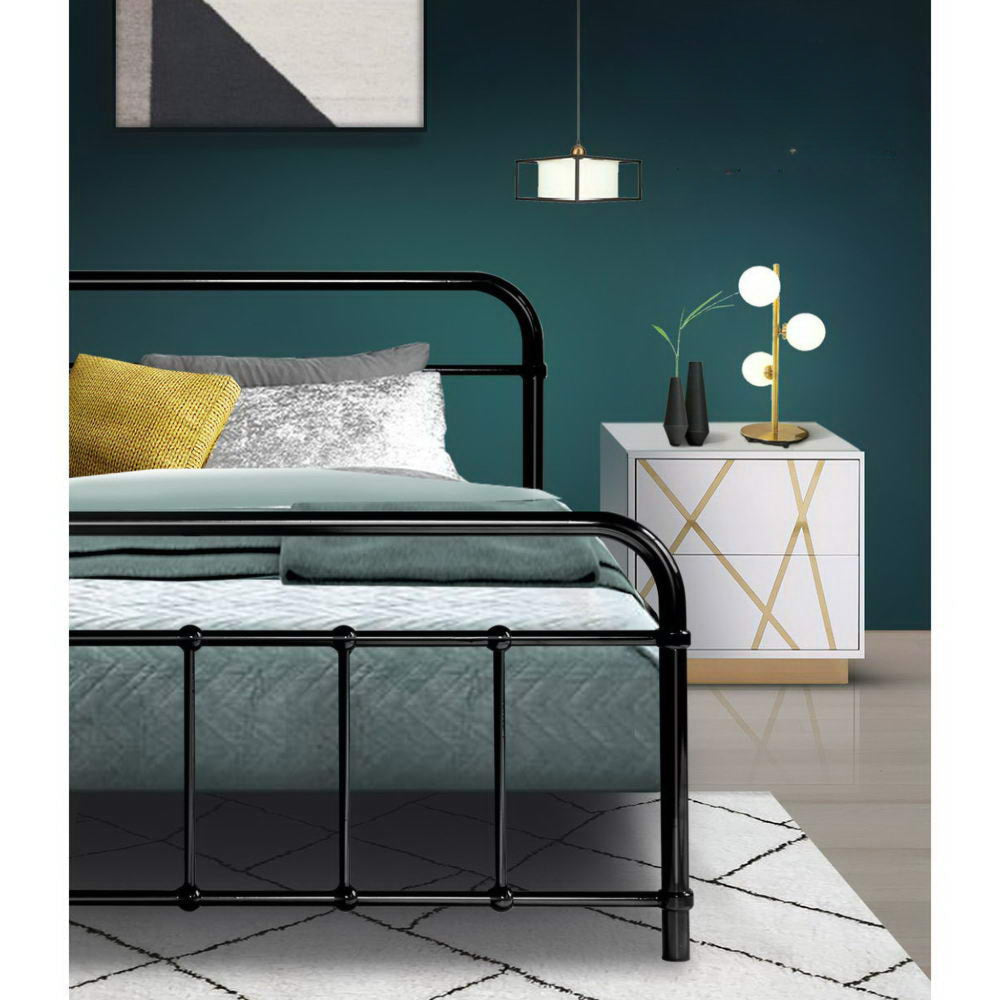 Metal Bed Frame - Single (Black)