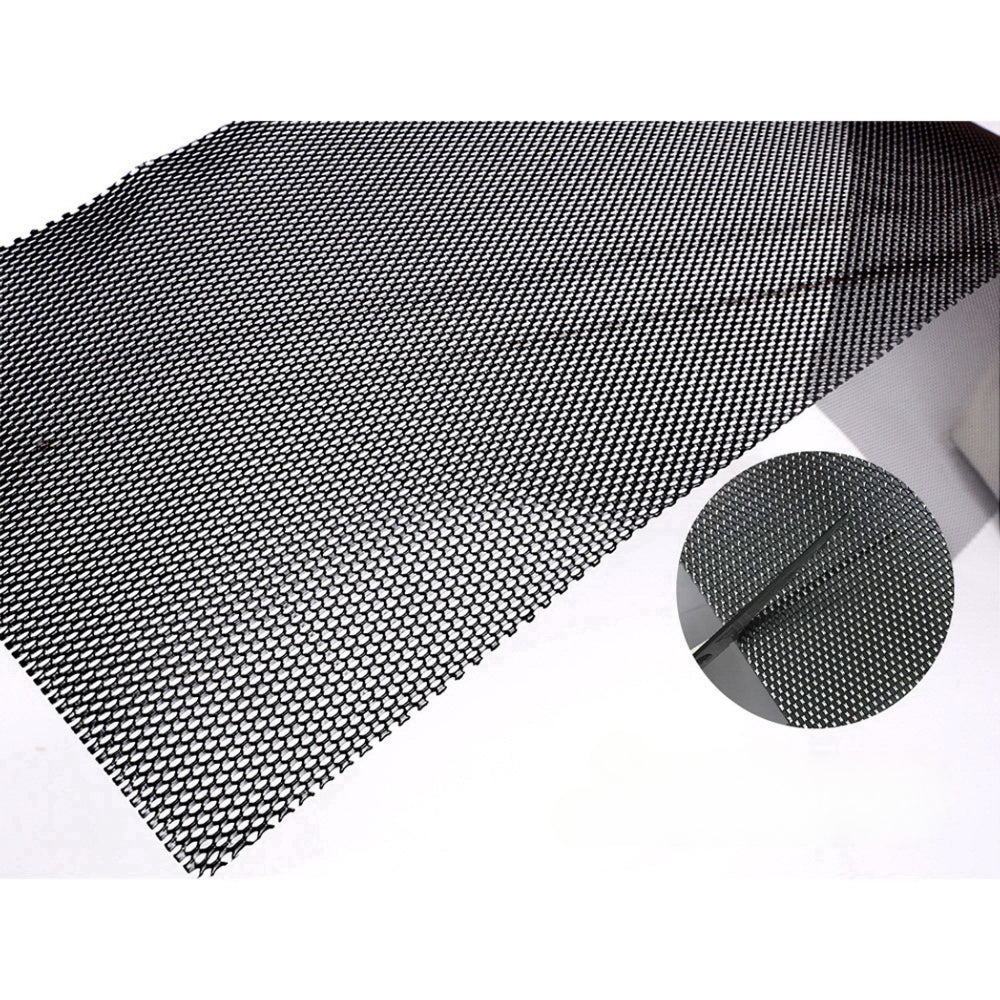 Aluminium Gutter Guard Leaf Mesh Brush DIY Deluxe Garden - Grey