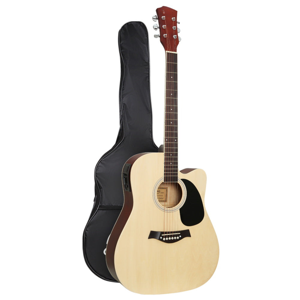 41" Inch Acoustic Guitar Wooden Classical EQ With Pickup Bass Natural