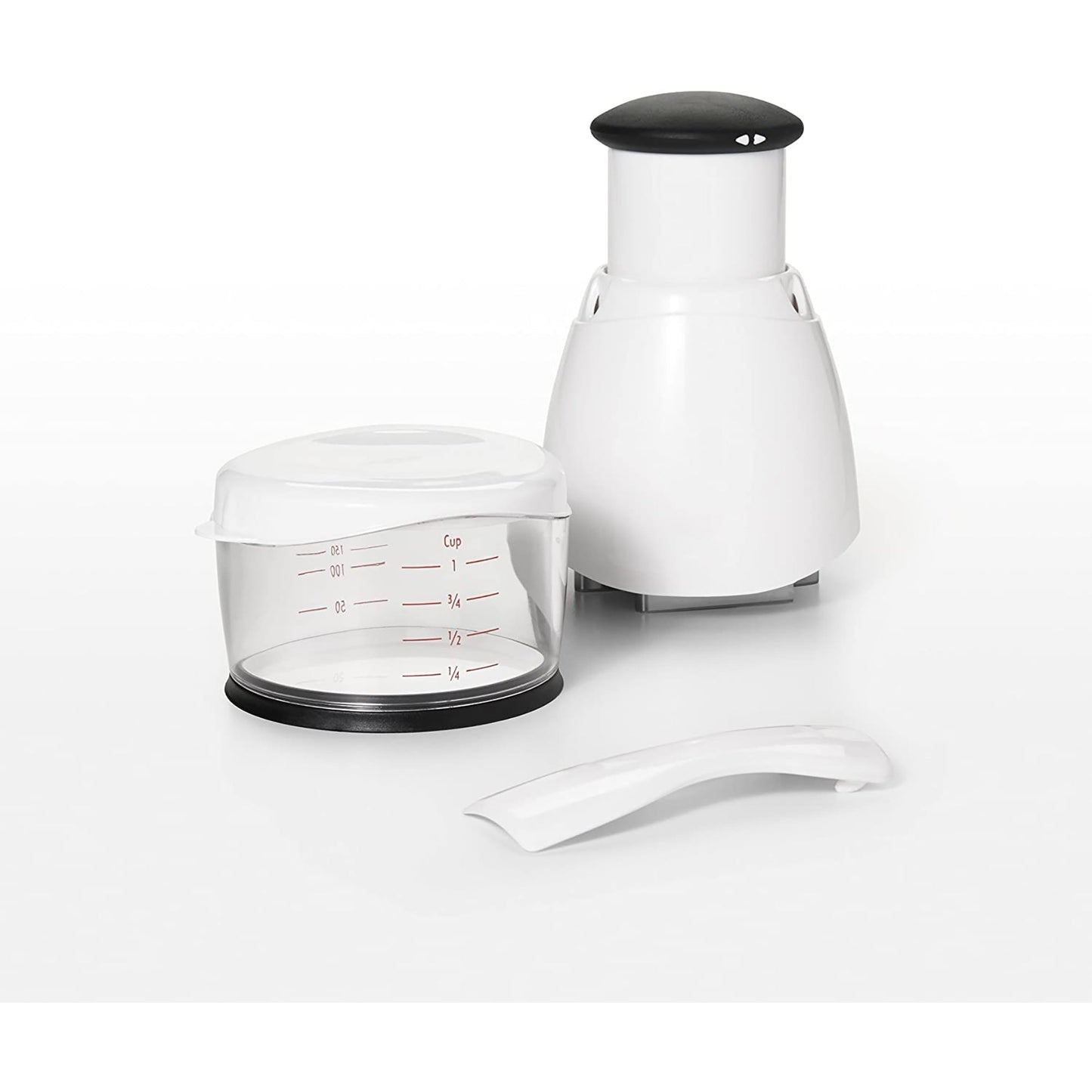 Stainless Steel Blade Dish Washer Safe Chopper - White