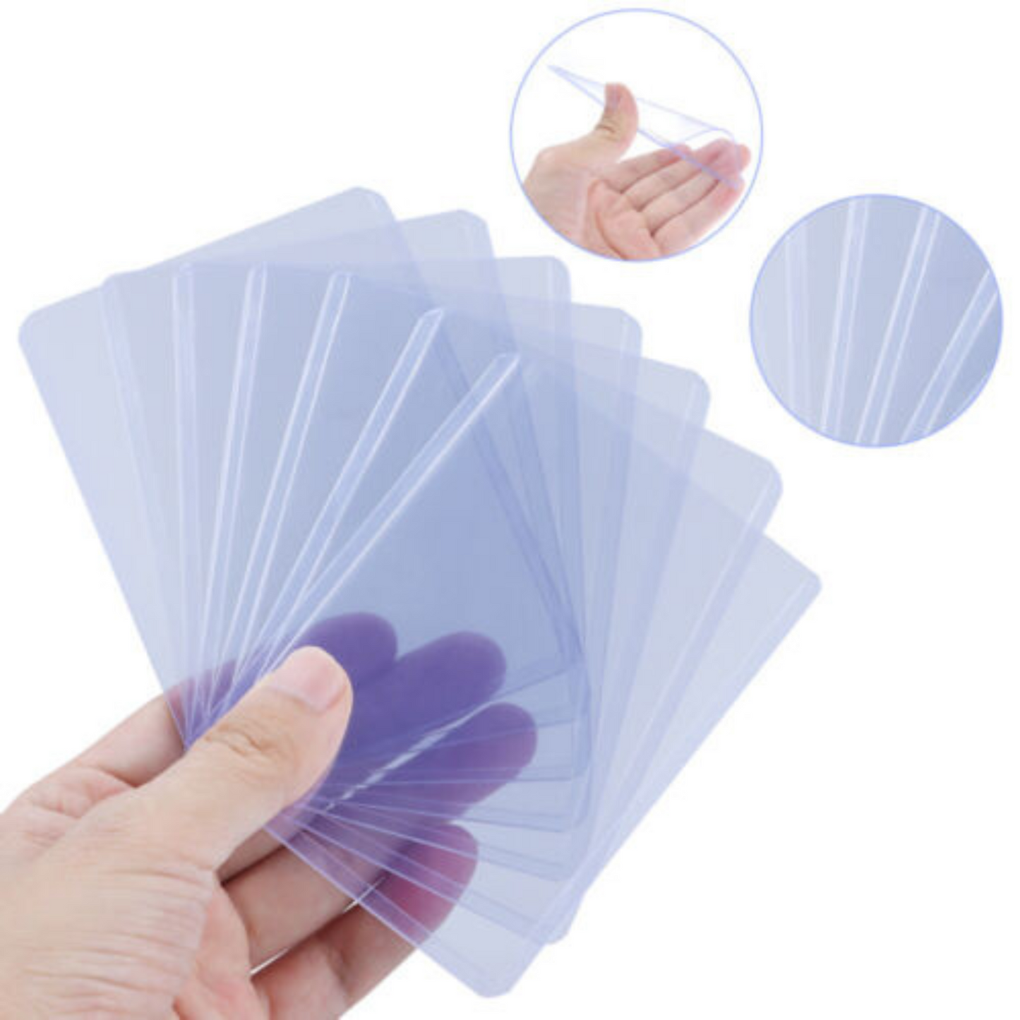 Hard Plastic Top Loader Card Sleeves Clear Trading Card Protectors